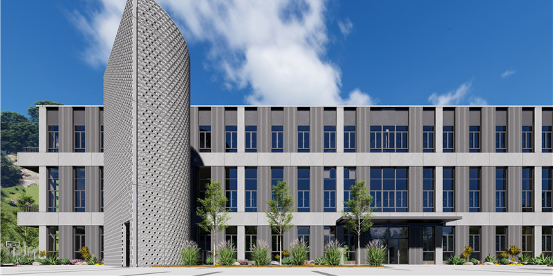 精品砂石智能信息指挥中心办公楼